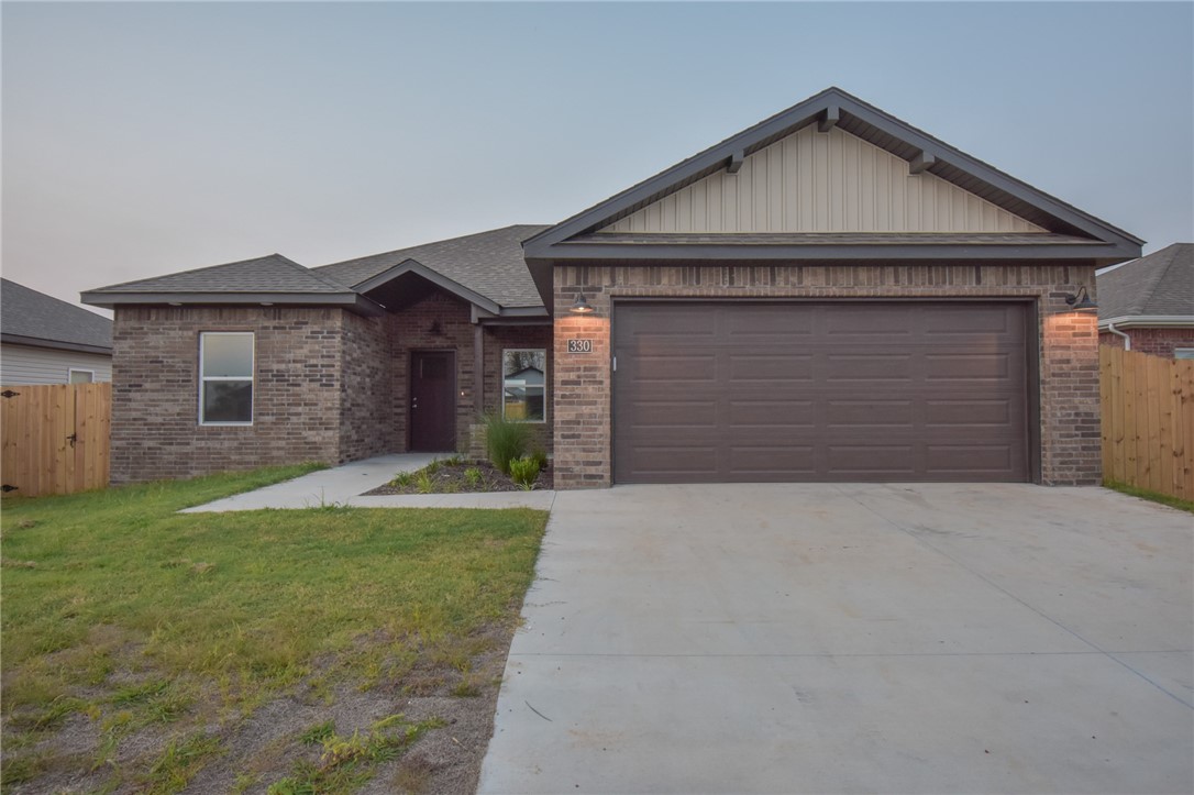 Be a part of this brand-new neighborhood in Centerton! You will not find a better location. Keep the small town feel while you enjoy being part of a community. Enjoy the open floor plan and walk out to your porch in the back to relax. This home is in a growing school district with plenty to offer. Agent Owned.