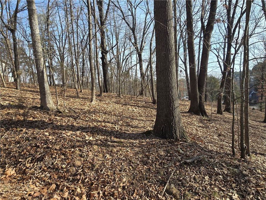 +/- .44 Acres wooded lot close to Beaver Lake in War Eagle Bend Subdivision. Sloping lot, great place to build your dream home. Street address to be determined.