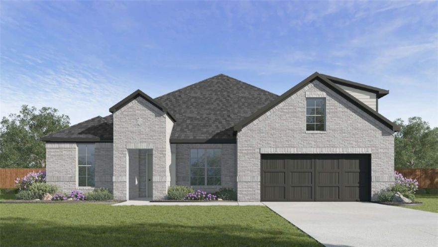 The charming Cooper Bonus plan in Hughmount, located in Fayetteville, Arkansas! The Cooper Bonus plan has 2600 square feet with 4 bedrooms, 3 baths.  Use the 4th BR as a Study! This plan also includes a game room on the second floor!  Game room area has a full bath and a Walk-in closet so this can be used as an extra bedroom!  These brand-new homes boast 4-sided brick and LVP flooring. Upon entering, you will find a spacious living area featuring a gas fireplace with a poplar mantle. The kitchen will have 42-inch cabinets, lovely appliances and quartz countertops and tile backsplash.  The Primary bedroom has a fabulous en suite, dual sinks, with a walk-in shower with tiled walls and a soaking tub!  These homes feature LED lighting throughout, and a high efficiency AC with programmable Wi-Fi thermostat. Come find your dream home today! Taxes and Parcel TBD. Garage Door Opener!