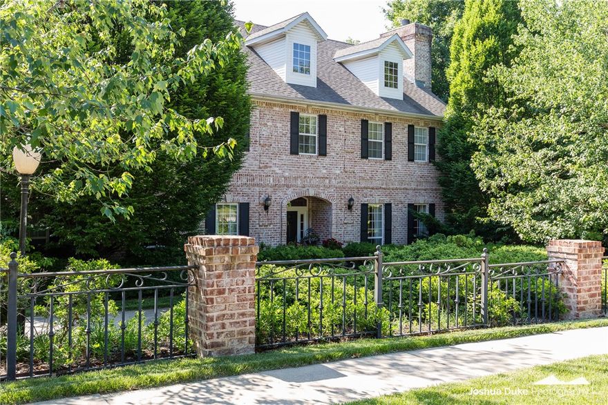Luxurious Georgian-style home at the end of a cul-de-sac in Savanna Estates. Wide central hallway. Formal LR w/FP. Kitchen w/granite countertops & island w/breakfast area opens to large family room w/WBFP. Kitchen connected to DR by butler’s pantry & 2 walk-in pantries. MBR & 3 BR all have walk-in closets. Large room w/walk-in closet & full bath & kitchenette & separate entry stairs, which can be in-law suite or bonus room. Stairway to floored attic. Large partially covered deck. Private wooded backyard.