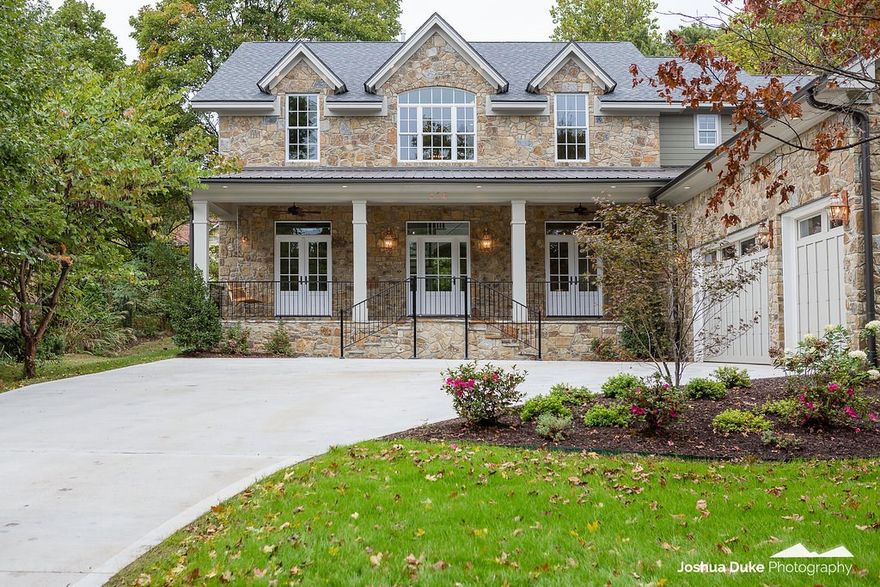 Beautifully and thoughtfully designed 4 bedroom/5.5 bathroom custom home in unbeatable location on Wilson Park in Fayetteville. Optional 5th bedroom/den on main floor. At 4592 Sf, there is a ton of space, with a beautiful covered outdoor entertainment area, home generator, 3/4 inch hardwood floors, smart home, heated tile floors, extensive trim work and cabinetry.  Don't miss out on this new construction opportunity in your favorite Fayetteville spot.