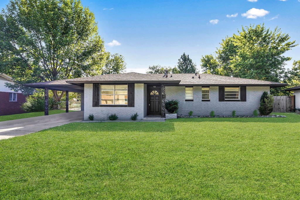 Charming home in the Davis Subdivision! Stunning transformation with fresh paint and beautiful updating throughout. Functional floorplan with cozy living space, delightful eat-in kitchen and spacious bedrooms with each space flowing seamlessly. Stackable washer & dryer to convey. Carport offers covered parking and additional storage. Outbuildings give you plenty of storage options or flex space for crafts or workshop. Within walking distance to Elmdale Elementary. Convenient access to 71-B and I-49 giving you all of Northwest Arkansas at your fingertips. Schools, shopping, dining and entertainment options are moments away. With all the delightful updates, stunning location, and a welcoming atmosphere, this home is truly a gem waiting for new memories to be made. Don’t miss the chance to make it yours!