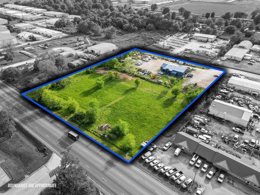 Location, Location, Location! This is a high traffic location just south of Lowell.  4.59 acres located right on 71B highway.  Many possibilities for the is property.  Seller is not giving value to the building. This property is currently zoned commercial.