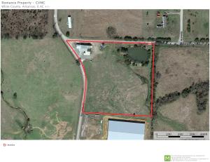 This property would make great pasture land and contains a pond, as well. This property was used as a commercial location previously but the building burned down completely so there is a foundation still remaining.