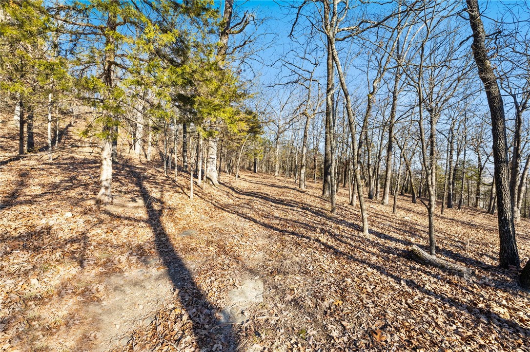 This 1.45-acre wooded lot on the south side of Mount Sequoyah offers beautiful natural surroundings and the potential for multiple build sites. Cleared of undergrowth, it’s ready for your vision. Located just a block from the planned bike trail/greenway route announced last year, it’s ideal for outdoor enthusiasts. Minutes from the downtown square, University of Arkansas, and interstate access, this property is perfect for building your dream home or could possibly be subdivided for 3-4 single family homes.