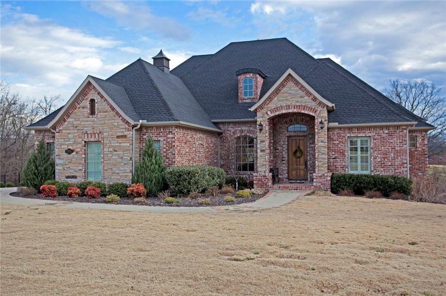 Immaculate and stunning Stonebriar home on 1.52 acres w/gorgeous pool and outdoor entertaining space. High ceilings, hardwood floors, incredible finishes, media room, intercom/sound system, master suite w/ huge walk-in shower and enormous closet w/built-ins. Truly gourmet kitchen w/high-end finishes. With 5 beds /4 baths/ 4 car garage, this home truly has it all.