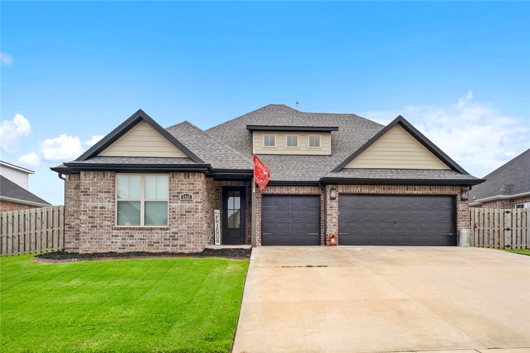 Step into style and space at 1531 Blue Moon Rd in Centerton! This 4-bedroom, 3-bath home offers 2,440 sq ft of functional elegance. The main floor features a spacious primary suite with double vanities and a walk-in closet, plus a second bedroom and full bath. The open-concept kitchen and living area are perfect for entertaining with granite counters, a large island, and tons of natural light. Upstairs, youāll find two generously sized bedrooms and a full bathāideal for guests, teens, or a home office setup. Enjoy the neighborhood pool and clubhouse, and the unbeatable location just minutes from Gamble Elementary and Bentonville West High. Nestled in a vibrant community with easy access to shopping, dining, and parks, this home truly checks all the boxes. If youāve been searching for the right home in the right place, this is it. Schedule your showing today and come see what life on Blue Moon is all about.