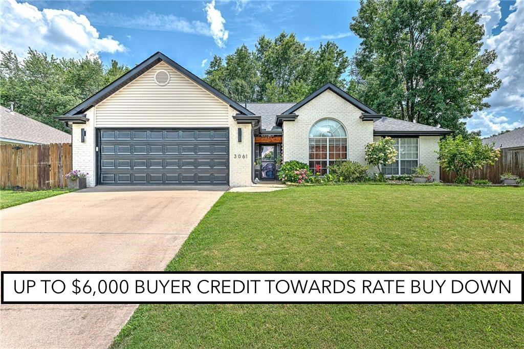 **Up to $6,000 towards rate buy down** Welcome to this inviting 3-bed, 2-bath home on a cul-de-sac, thoughtfully updated with a newer roof, modern exterior paint, and stylish fixtures. A charming cedar entryway sets the tone, leading into a spacious living room with a cozy gas fireplace. The primary suite offers comfort and relaxation with a Jacuzzi tub. Outside, enjoy a large backyard with mature trees—perfect for privacy and play. Conveniently located just minutes from Tyson offices, Tyson Park, and quick access to I-49, this home blends comfort, style, and convenience in one ideal package.
