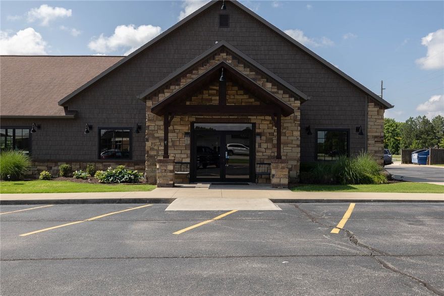 Location, Location, Location! This amazing property is Zoned C-2 and has a wide variety of potential uses, with 34,000 cars passing your business every day, will open up many, many uses for this fantastic building! The parking lot is spacious, can accommodate 60+ cars, the main building is open with a 49'x39' room. A secondary room that is 39'x 39'6" that would be perfect for a restaurant, large conference room, showroom etc, complete with large bathrooms to accommodate large groups. Kitchen exhaust hoods/vents are still in place at the back of the building. Separate building in back has a variety of uses, complete with open area up front, restrooms, central HVAC, small office, storage space. All buildings have been well maintained and are in excellent condition.  **Buyer Pre-approval or proof of funds required with all offers.