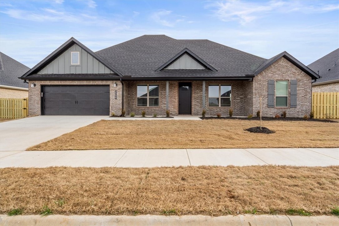 Concessions Include: up to $5000 from the Builder towards closing costs and up to $5000 from preferred lender not to mention get the blinds, fence and gutters included. Welcome Home to Arlington Subdivision in Pea Ridge! Situated directly across AR-94 from Pea Ridge Schools and a short drive to all Northwest Arkansas has to offer. This gorgeous home boasts four bedrooms with two full bathrooms, a formal dining room and generous covered porch. Stained beams, shiplap accents, painted cabinets, split floor plan, granite countertops and stainless steel appliances are just a few details sure to amaze. Come by and see all the details!