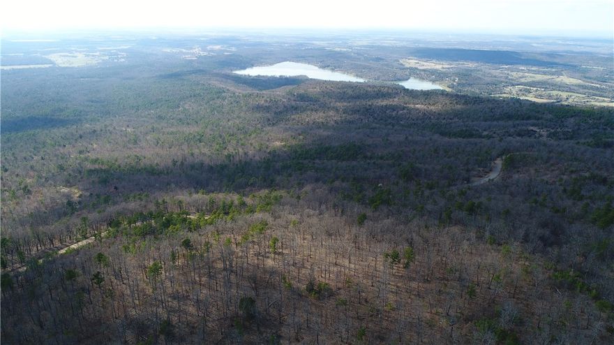 Own your very own Mountain full of Whitetail deer, turkey, bear, waterfowl or simply relax for the evening while fishing the 291 acre public lake.  Sugar Loaf Lake serves as the properties perfect northern boundary and has some of the areas best kept secrets for its exceptional fisheries.  Sugar Loaf Lake has an active largemouth bass program in place and has great crappie, bream and catfishing as well.  There are two nice AGFC boat ramps in place a short drive away when you need to launch your vessels.  The majority of the 1,937 acres consist of mostly forested habitat that grow great deer and healthy populations of wild turkeys.  ATV and hiking trails can be found throughout the property.  Migrating waterfowl are common in the winter months.   The property is lakefront, has scenic bluffs and views, roads, atv trails, waterfalls, wildlife and comes with the privacy that only a tract this large can offer.