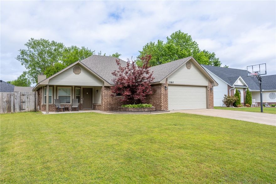We've hit the jackpot with this one. Well-maintained, move-in-ready, and priced for quick sale. You rarely get all three of those at once. This all-brick home has been meticulously cared for over the years and has received a LOT of updates. Some of the bigger and more recent of those are the new roof in 2025, HVAC systems replaced in 2021, and all windows replaced in 2020. Inside the home has a bright and open main living room with a dining area and a great kitchen with pantry and a glorious amount of counter and cabinet space. Plus, the fridge conveys, as does the washer/dryer. The backyard is large and level, and the 10'x14' shed is more than just for storage having been outfitted with electric, so make it a workshop, studio, or a man/ma'am cave. And if all of that is the jackpot, the location is the powerball! Mere minutes from the Razorback Greenway, botanical gardens, Lake Fayetteville, schools and restaurants, and five mins from an ever-growing downtown Springdale, this home is the safest bet you can make.