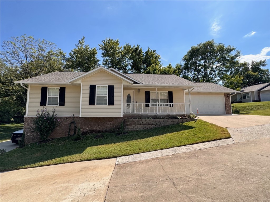 GREAT & CONVIENIENT LOCATION!! Beautiful 4 bedroom, 3 bath home with a full, partially finished walkout basement. It features a two car garage on the main level and a one car garage with additional parking in the basement. The main floor has many recent renovations including the master bedroomand bathroom. New water line put in 2021. You will have no more cold showers with the new 80 gallon natural gas water heater that was installed in 2022. New roof in 2024. The basement has large living area plumbed for a kitchenette and washer/dryer hookups. It also features 1 bedroom with large walk in closet and a full bath. A great perk of living in this subdivision is each owner has a key giving you private access to walking & bike riding trails. Creekside, soccer complex, basketball and tennis courts are also within walking distance. You have a amazing view of the city fireworks from your back deck/yard. Maintenance of your lawn is paid for by the HOA dues. All of this with a wonderful park like setting.