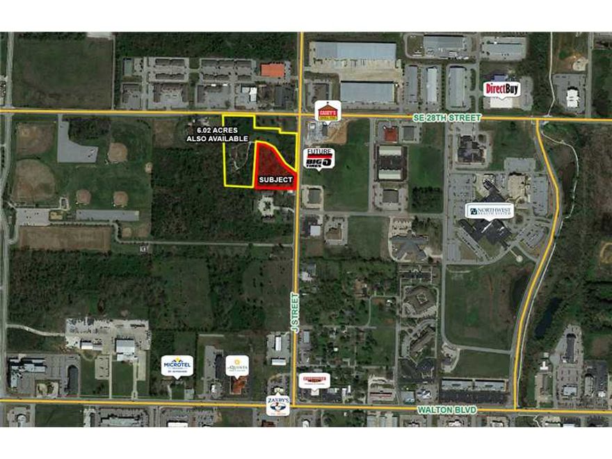 Great spot for most any commercial property.  Adjacent to the corner of 28th & J St and across from the Casey's and Big "O" Tires.  Currently zoned multi-family but highest and best use is Commercial