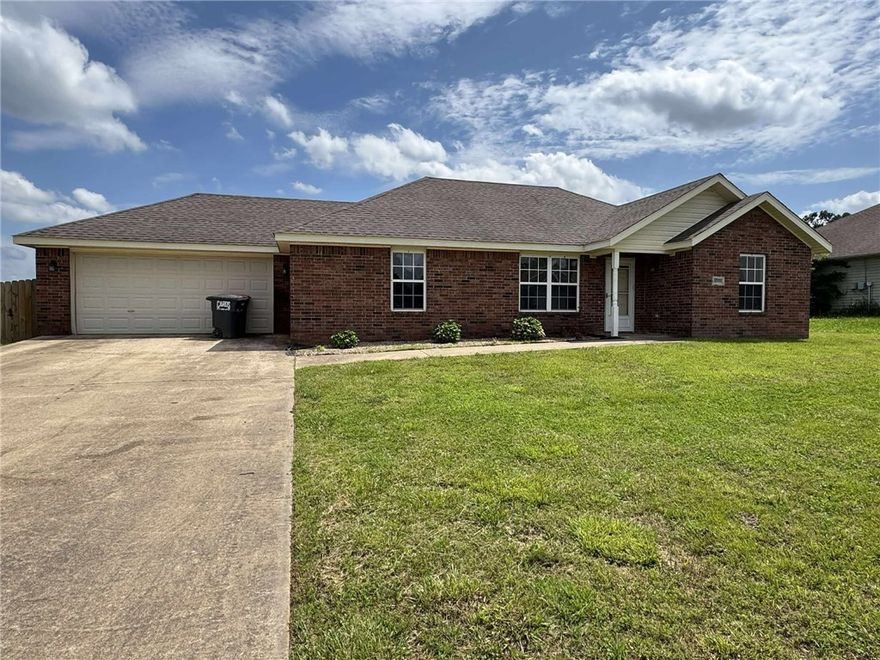 Clean 3 bedroom, 2 bath, 2 car garage on large fenced yard. Available immediately.
