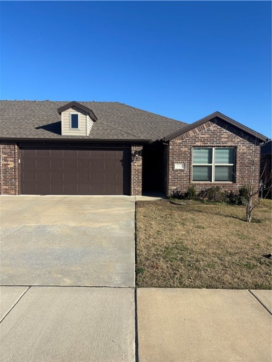 Great location for this newer duplex. West facing, full brick, gas range, granite and fully fenced yard. Property comes with fridge, washer and dryer. Get it before its gone!