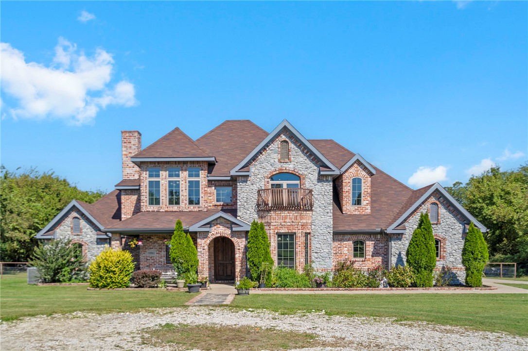 Step into the pinnacle of luxurious country living with this exquisite 4-bed, 3.5-bath European-inspired home, nestled on 4.98 acres of land. Boasting soaring cathedral ceilings & hardwood floors throughout. The eat-in kitchen, featuring granite countertops & a large pantry, is a dream. A formal dining room, which could also double as a home office, offers versatile living space to suit your needs. The master suite is a true retreat, complete with a spa-like en-suite bathroom featuring a jacuzzi tub, dual vanities, & a generous walk-in closet. A bonus room adds even more flexible living space. Step outside to the backyard, where a charming patio overlooks the landscape, complemented by a fire pit & 2 convenient storage sheds. This property is a country lover's paradise with farm animals the sellers are willing to negotiate selling separately with acceptable offer, making it ideal for those seeking a true rural lifestyle. The property includes a water well. Donāt miss your chance to own this breathtaking estate!