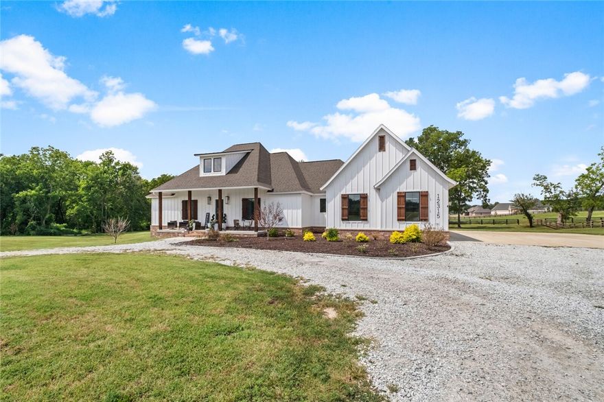 *SELLER CONCESSIONS FOR BUYER USE $10,000.00.  Welcome to the Fairmont Road community where the perfect combination of country charm and modern convenience collide! Welcome to the beautiful 4-bedroom, 3-bath home with two spacious living areas. 3 acres mol. The home offers natural light throughout, chef kitchen, energy efficient windows, tankless/instant hot water heater, open floor plan, ready to entertain your family/friends for all your events. A short commute to Bentonville, Siloam Springs, Springdale and XNA airport this property offers spacious living, a gourmet kitchen, and a luxurious primary suite, pantry is also a safe room. Available as a turn-key package with furnishings and hot tub up for further negotiation(s),—just bring your clothes and move right in! *Sellers are in the process of moving out and WILL PATCH nail holes and complete paint touch-ups.