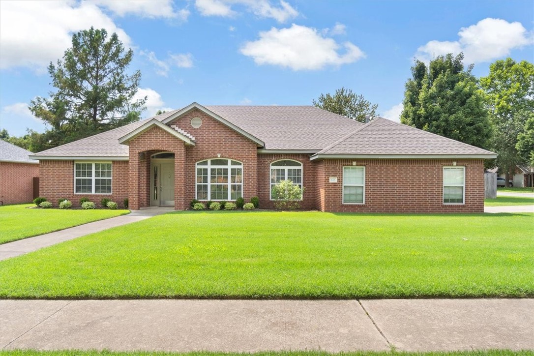 Lovely spacious home on large corner lot in West Fayetteville, just minutes from University of Arkansas! This immaculate property provides room for everyone with large bedrooms and living spaces, including an office or formal living room. Owner has meticulously cared for the home and it is move in ready. Washer, dryer, and refrigerator included. New roof in 2022. Conveniently located close to shopping, schools, and I-49.