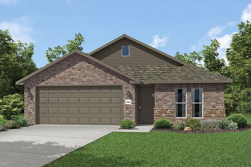 This 4 bedroom, 3 bathroom, 1550 square feet home is
ready to be filled with your family and friends! Natural
light streams into the living and kitchen area so you can
enjoy a spacious and airy family area with a dedicated
dining space. Available space is truly maximized in this
home with a large walk-in master closet, a dedicated
laundry space and linen closet, and a covered backyard
patio so you and your family have room to breathe and
grow. Taxes subject to change based on new construction.