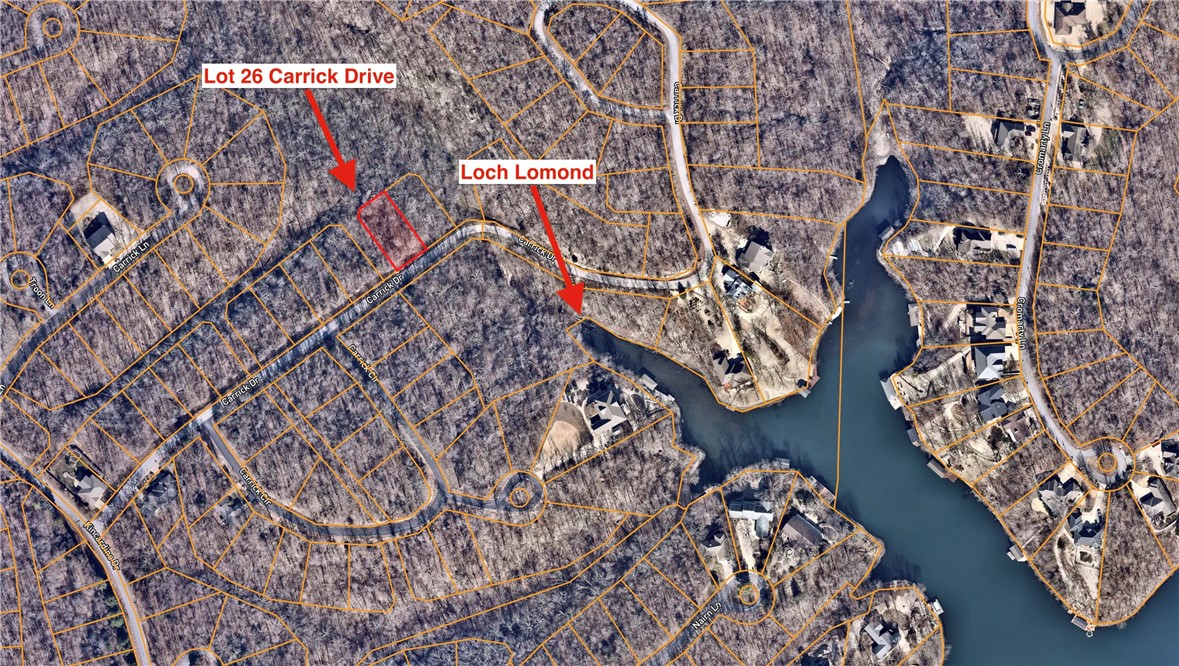 Bella Vista wooded lot on paved road. This lot is .30 acres with a possible seasonal view of Loch Lomond. Minutes from Loch Lomond Rec center.