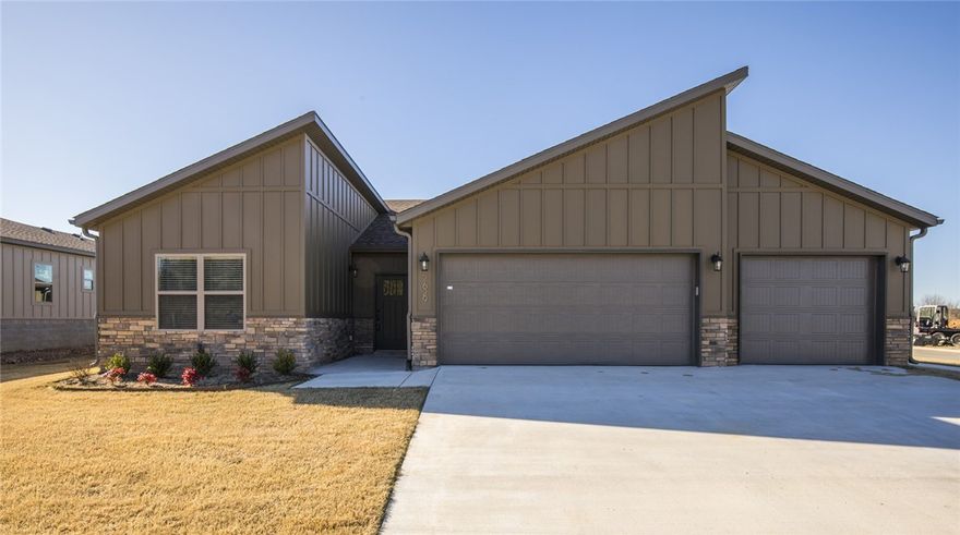 This home was created with a fresh new floor plan to give a modern day feel. With the custom interior design, this home isn't like any other. There is an open concept from kitchen to living and a dining area as well. There are so many upgrades, such as the handmade custom cabinets, granite counter tops, walk in pantry, mudroom, tile in all living areas, blinds on all windows, gutters, and a fully fenced in backyard. You'll love the large walk in closet and soaker tub in master bathroom. The split floor plan give you the privacy you need.
