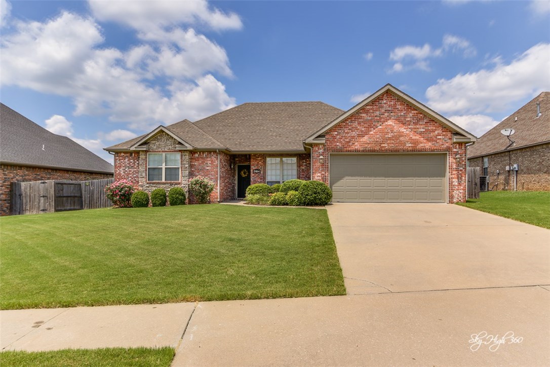 Great home in a quiet neighborhood conveniently located near I49! This home is move in ready, offering 3 large bedrooms with walk in closets, lots of storage space, large kitchen, granite counter tops, a formal dining, and a sun room! Elementary school is close by as well as JB Hunt Park.