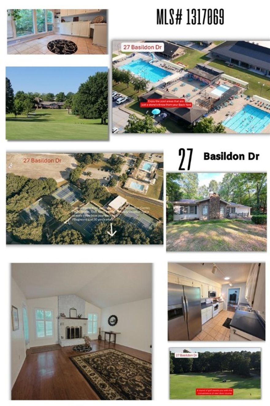 Location, Trail from your back yard or drive your golf cart to Riordan Hall Recreation Center Pool and Tennis Complex & enjoy a vacation lifestyle daily in this Fabulous 3 BR 2 Bath Split BR home on a beautiful wooded private lot with public sewer already installed! Wood floors in LR  are stainable w/Fireplace , plantation shutters, vaulted ceiling, Eat in breakfast nook w/ built ins: This light & bright area would make a great remote home office w/ built in desk area./shelves huge sundeck that leads downstairs to a walk out basement. Large closets, solar tube lighting glass walk in shower. A combo tub in in primary bath. Opportunity awaits you! Amazing basement area w/additional outdoor storage Beautiful gardens started by the original owner offers a park like setting designed for nature lovers! Minutes to Bentonville. EZ access to 71 Business/ Shopping, movies, lakes, waterfalls, biking ,hiking trails. The best of both worlds! This is paradise within NW AR & the Ozarks! Priced to sell! Sweat equity opportunity!