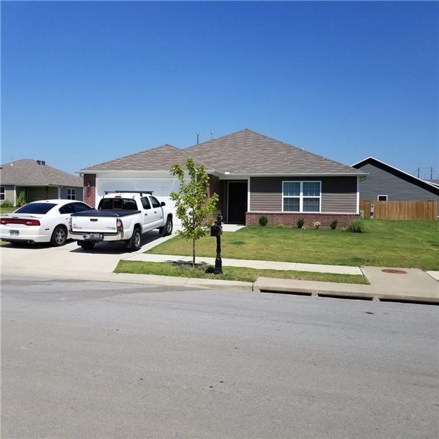 Nice home with great floor plan. Super cute and well maintained. Home features 3 bedrooms, 2 bathrooms, 2 car garage, covered back patio, nice sized yard and all appliances.  Energy efficient certified home, close to shopping, restaurants, banks, and the U of A.