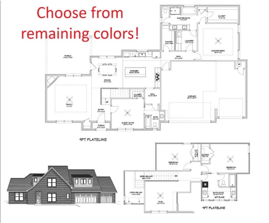 Check out this new construction 4-bedroom, 3 full bath home with flex space just a hop, skip, and a jump from the Greenway and a stone's throw from the community pool and playground. The home includes features like 3 cm quartz counter tops throughout, custom cabinets with soft close drawers/doors, Frigidaire Gallery appliances (cooktop vented to the exterior, & wall oven/microwave), custom powder coated handrails on the stairs, tiled shower surrounds in the two full bathrooms, custom mirror frames, low-e windows, fence, blinds, gutters, & an irrigation system.  Did I mention you can pick colors if they're available. We have some preferred lender incentives with local lenders up to $5,000 as well. All of this is just minutes from fine dining, entertainment, shopping, and all of the amazing things Northwest Arkansas has to offer.