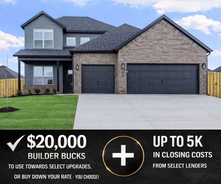 The Willow floor plan features 2,285 sq ft of thoughtfully designed living space with a dedicated office, and a 3-car garage. This two-story home offers comfort, functionality, and modern design throughout. Enjoy 10-foot ceilings in the living area and primary suite. The primary suite is on the first floor, while the remaining bedrooms are located upstairs. An insulated garage door and walls add efficiency and year-round comfort. The mudroom space located off the utility room provides practical storage and organization for busy households. With its spacious design, thoughtful details, and desirable Hillcrest location, the Willow plan blends comfort, style, and livability in one exceptional home. Open Houses every sSunday from 1-4pm. For a limited time, Builder Incentives: $20,000 Builder Bucks to use towards select upgrades, appliances, or buy down your rate – you choose! Plus up to 5K from select lenders. For a total of up to 25K with lender incentives! Fence, blinds, and gutters are all included.