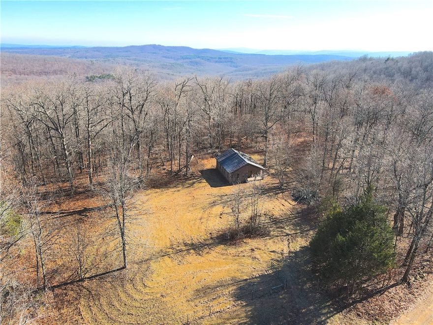 This stunning 40-acre property is bordered by the national forest on two sides and features a
small section of the Mulberry River meandering through it. Located less than a mile from
paved roads, the county road access ensures convenience. Essential utilities, including rural
water, electricity, and an existing septic system, simplify the process of establishing a home.
From the cleared front area, you can catch glimpses of the expansive Ozark mountain views,
which can be further enhanced with some clearing. The proximity to the Ozark National Forest
offers exceptional hunting and abundant wildlife activity. A 690 sq. ft. cabin is present on the
land, providing the option to renovate or remove it entirely. The varied terrain supports wildlife
movement to water and food sources, while the timbered areas reveal beautiful rock
formations and small water features. This property strikes an ideal balance between seclusion
and accessibility.