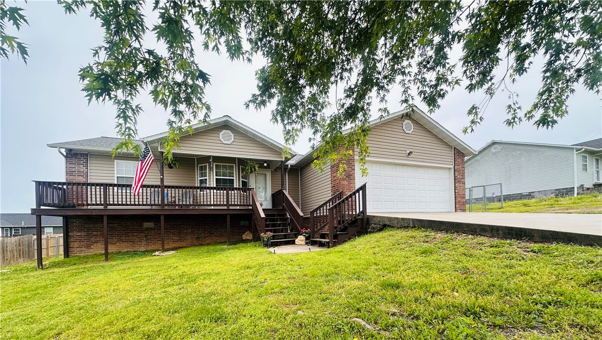 In one of the newest Berryville subdivisions, you will find this great 3 bedroom, 2 bath, open floorplan home in move in ready condition! With a beautiful porch in the front and deck on the back, buyers can enjoy entertaining outdoors and seeing beautiful farm land and views in the distance. Solar panels and Ring doorbell surveillance to convey so new owner can connect and hook up for their own use. Make your showing request today and come see this wonderful home just minutes from the middle of town!