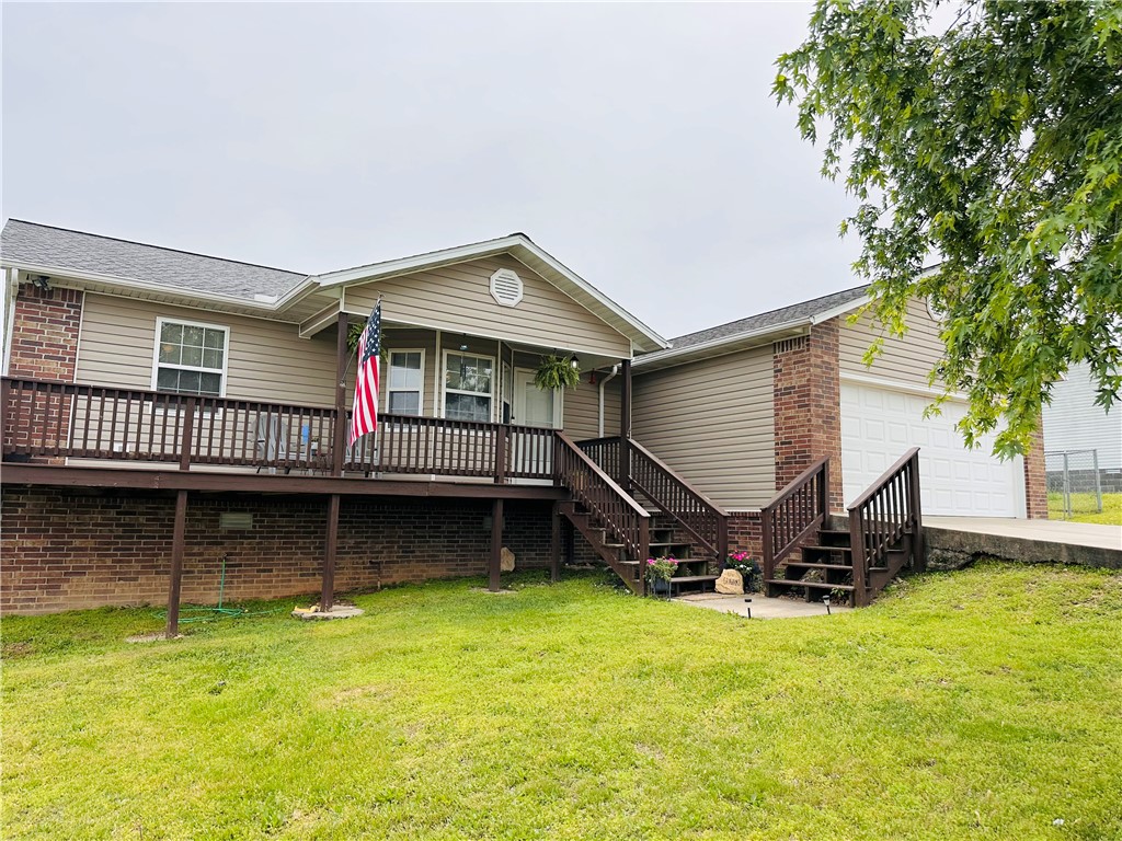In one of the newest Berryville subdivisions, you will find this great 3 bedroom, 2 bath, open floorplan home in move in ready condition! With a beautiful porch in the front and deck on the back, buyers can enjoy entertaining outdoors and seeing beautiful farm land and views in the distance. Solar panels and Ring doorbell surveillance to convey so new owner can connect and hook up for their own use. Make your showing request today and come see this wonderful home just minutes from the middle of town!