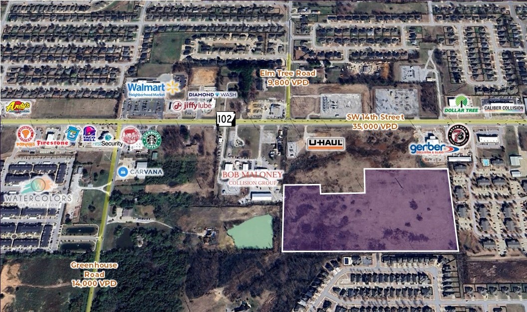 Located on a high traffic corridor. The land has been approved for Planned Residential Development. Seller will grant access to SW 14th St. All utilities are available to site. Near numerous national retailers.