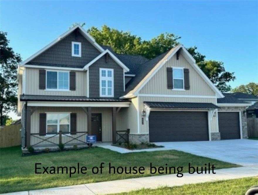 Seller Offering $10,000 Toward Buyer’s Closing Costs! This beautiful 4-bedroom, 3.5-bath home sits on a full acre and showcases a thoughtfully designed two-story floor plan. The main level features a grand primary suite, soaring cathedral ceilings with a cozy fireplace in the living room, and a convenient half bath. Light and airy finishes—including white countertops, white walls, and white trim—pair perfectly with the striking white exterior accented in black. Upstairs offers three additional bedrooms and two full baths in a smart split layout. With its modern design, large lot, and prime location, this home combines style, space, and incredible future potential.