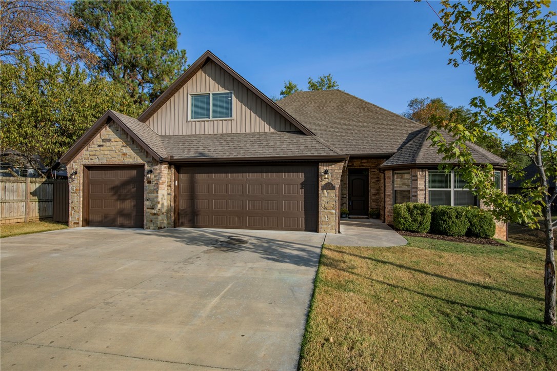 Discover the charm of this Siloam Springs home, sitting on just under one-third of an acre! With brand-new flooring throughout, fresh carpet in the secondary bedrooms, and a welcoming new paint job, this home feels refreshed and move-in ready. The spacious kitchen is a true highlight, boasting plenty of cabinet space for all your cooking essentials. Step outside to enjoy the privacy of a covered patio, perfect for relaxation or entertaining. The home has been deep cleaned, offering a fresh start for the new owners. Plus, there's a bonus room upstairs with a half bath and ample storage. Just a short drive to downtown Siloam Springs, you'll love the convenience of being close to local shops and dining. Comfort, convenience, and space awaitāschedule your showing today!