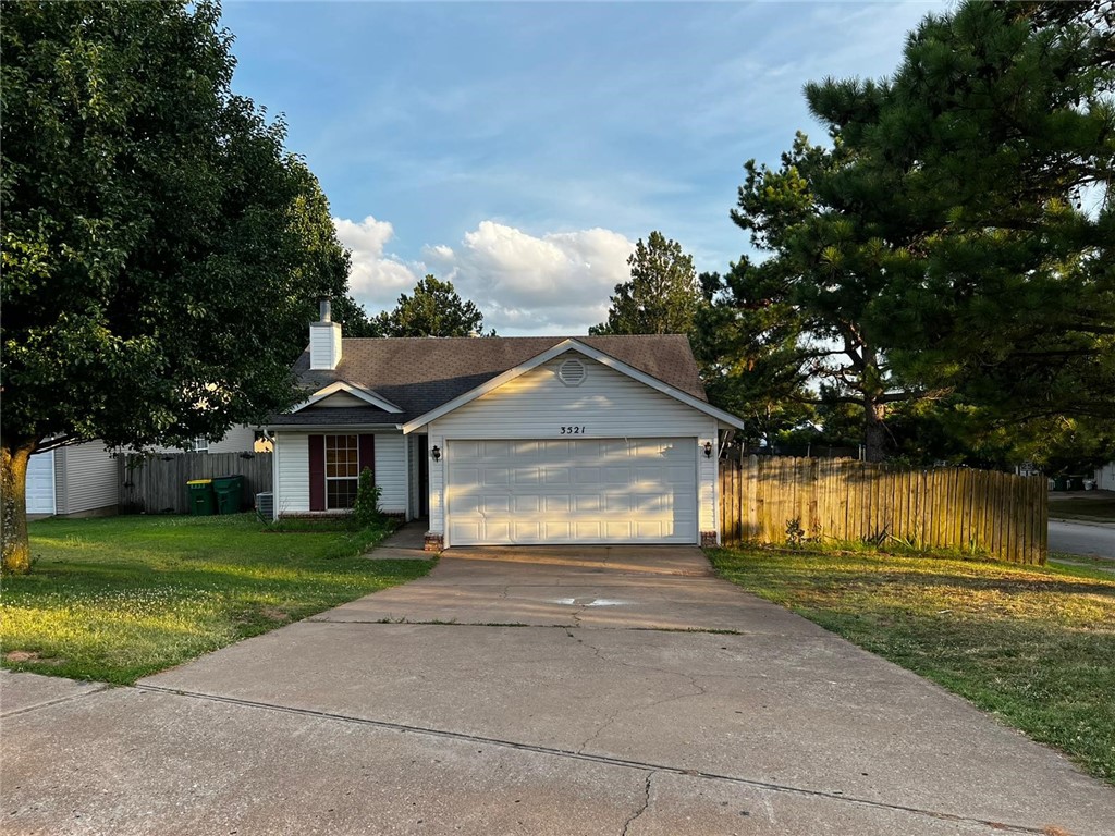 3 Bedrooms 2 full bathrooms 2 car garage, fire place, corner house, ceramic tile floors, schedule a showing today!