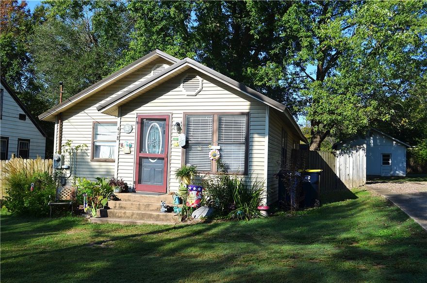 Looking for your first home or thinking about downsizing? This adorable cottage-style home is move-in ready and full of character. Beautiful hardwood floors welcome you into the cozy living room. A spacious eat-in kitchen provides the perfect spot for family meals or entertaining. Step outside to enjoy a large back deck, perfect for summer evenings, overlooking a fenced yard with mature shade trees. Two well-maintained storage sheds give you all the extra space you need. RV owners will love the dedicated electric hookup. Stay comfortable year-round with a brand-new, energy-efficient AC unit installed in September 2025. This home truly has it all—charm, functionality, and updates where it matters most. Don’t miss your chance to make it yours today!