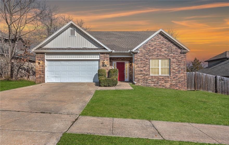 AFFORDABLE COLLEGE LIVING ... FAMILIES .... INVESTMENT, there is so much POTENTIAL here! Make plans to see this beautifully updated home offers a perfect blend of comfort and convenience. Located approximately 3 miles from the University of Arkansas, it's an ideal choice for families or college students seeking easy access to campus, shopping, and dining.$3000 Preferred Lender credit available with acceptable offer, and Loan program approval! The spacious deck overlooks greenspace, providing an inviting setting for outdoor living and entertaining. Whether you're hosting a barbecue, relaxing with family, or enjoying the peaceful views, this home makes outdoor enjoyment effortless. This space behind the home is a Protected Tree Preservation, what a great privacy screen!  Inside, you'll find newer flooring and some appliances, along with a 2024 installed HVAC system, ensuring comfort year-round, making it move-in ready for its next owner.
Don’t miss the chance to make this wonderful home yours. Schedule a tour today!