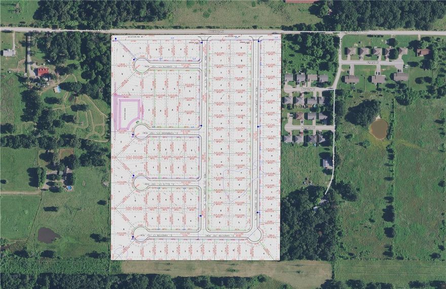 100 lot subdivision to be developed with all engineering completed