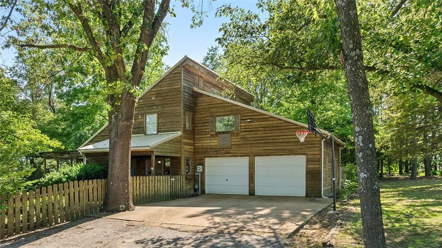 Welcome to your peaceful retreat in the heart of the Ozarks! Nestled on an oversized lot in a serene country setting, this inviting property offers the perfect blend of quiet living with convenient access to local amenities. Located just minutes from Flint Creek & the Gentry Community Park, this home offers the best of outdoor Arkansas living. Inside, there are 4 bedrooms PLUS an office. Step outside & enjoy a spacious back patio, ideal for entertaining, grilling, or simply relaxing & taking in the natural surroundings. A small storage shed & carport convey with the property. This home offers room to breathe & space to grow, all in a charming, well-located neighborhood.