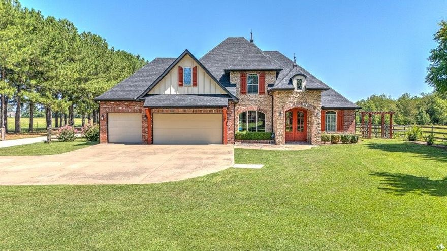 WOW, own your very own 4-acre estate in the heart of NWA.  This property includes a custom built 5 bedroom, 3.5 bath, 3 car garage, 3100+ S/F home.  Within the past 3 years home has been updated with new roof, HVAC systems, hot water heater, flooring, lighting, kitchen etc.  Also includes beautiful saltwater pool, with new pool pump, cedar lined room with large hot tub with new control panel, and underground storm shelter.  Estate also includes over 4,000 S/F of shop space that includes new 45X55 red iron shop to store those large toys [RV's, boats, etc], a 1500 S/F shop with a kitchenette, bath etc. and a 20X24 garage for more toys or hay for your horses.  All this within minutes of I-49, 612 and 112 highways for access to all of NWA.