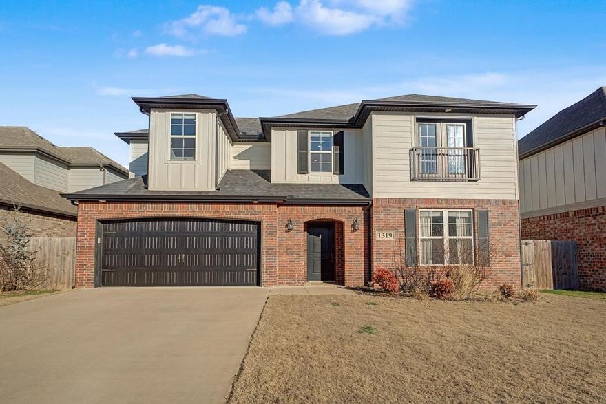 Situated in the desirable Park Central Subdivision, this income-producing property offers a rare opportunity for investors or first-time buyers seeking a highly convenient Northwest Arkansas location. Currently operating as a cash-flowing Airbnb, the home is centrally positioned near Pinnacle Hills, restaurants, and major employers including the new Walmart Home Office, JB Hunt, Tyson Foods, and Arkansas Children's Hospital. The home features an open-concept kitchen and living area designed for comfortable everyday living. All three bedrooms are located on the second level, including a primary suite with French doors that invite in natural light. The third upstairs bedroom includes a designated nook, ideal for a home office or study space. A fully fenced backyard with a covered patio provides private outdoor living space. With its proven rental income and unbeatable access to everything Northwest Arkansas has to offer, this property presents exceptional versatility and long-term potential.