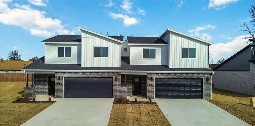 Beautiful New Construction Modern Contemporary Townhome! This stunning 3-bedroom, 2.5-bath home features elegant finishes, sleek design, and abundant natural light throughout its open-concept layout. Situated on a desirable corner lot, this home offers exceptional style and functionality. The spacious kitchen boasts gorgeous granite countertops, a gas range, and tons of storage—perfect for everyday living and entertaining. The primary bedroom suite is conveniently located downstairs, while two additional bedrooms and a full bath are upstairs for added privacy. Enjoy a large fenced backyard and a generous patio, ideal for outdoor gatherings. Centrally located near businesses, retail, schools, and major employers, this home combines modern luxury with unbeatable convenience. Perfect as a primary residence or a savvy investment property—$4000 Seller credit !! Don’t miss this exceptional opportunity! Active construction site, House is new construction. Be cautious when showing.