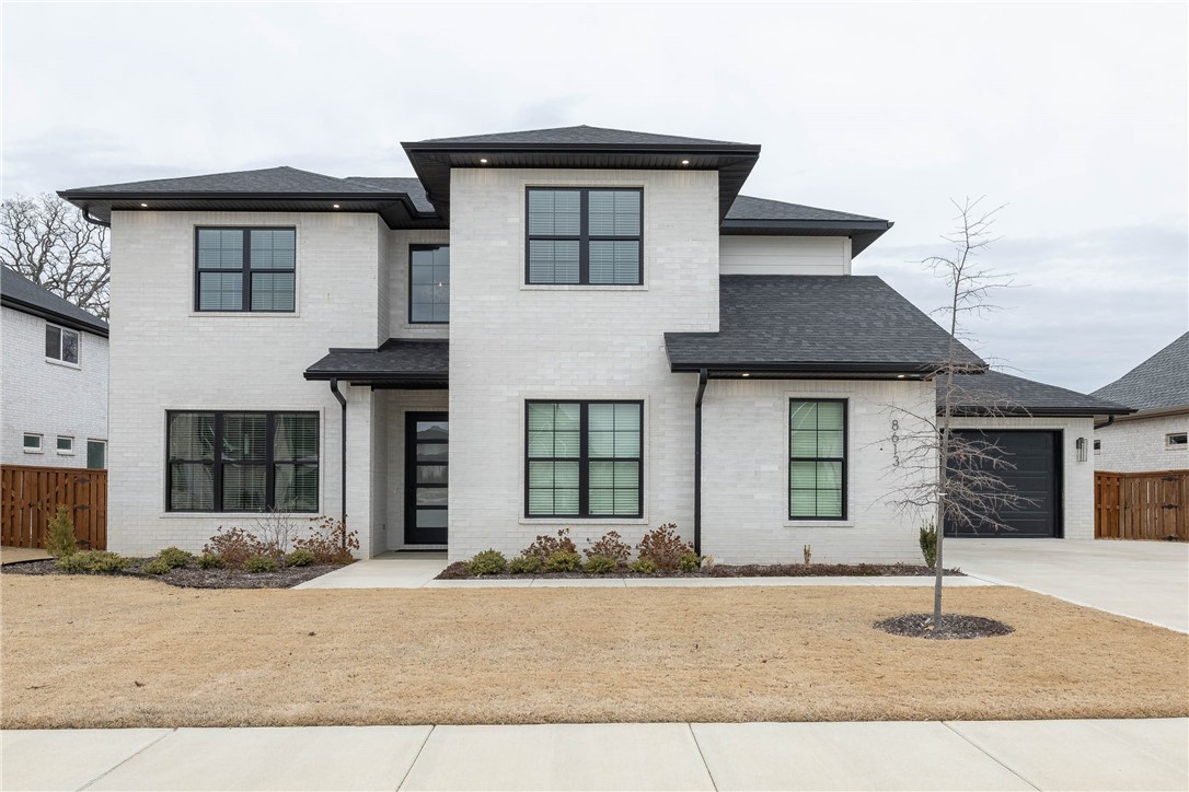 Immaculate and thoughtfully designed, this 2023-built home in the prestigious gated community of Scissortail feels brand new and boasts a modern open floor plan with rich wood flooring throughout. Chef’s kitchen features high-end Energy Star stainless appliances, large island, pantry, quartz countertops, and a dining space that opens seamlessly to the kitchen. Main level includes a convenient half bath, a spa-like primary suite with a luxurious soaker tub and walk-in shower, and a designated office space. Upstairs, you'll find two bedrooms, including one with an en-suite, bonus room, and an additional full bath. Perfectly situated near Pinnacle Promenade, schools, and dining, this home offers both comfort and convenience. The covered back patio, complete with a built-in grill and fire pit, is perfect for entertaining or relaxing, all within the privacy of a fully fenced yard. Enjoy the community amenities Scissortail offers, including a clubhouse, pool, gym, and playground—all in a secure, gated community.