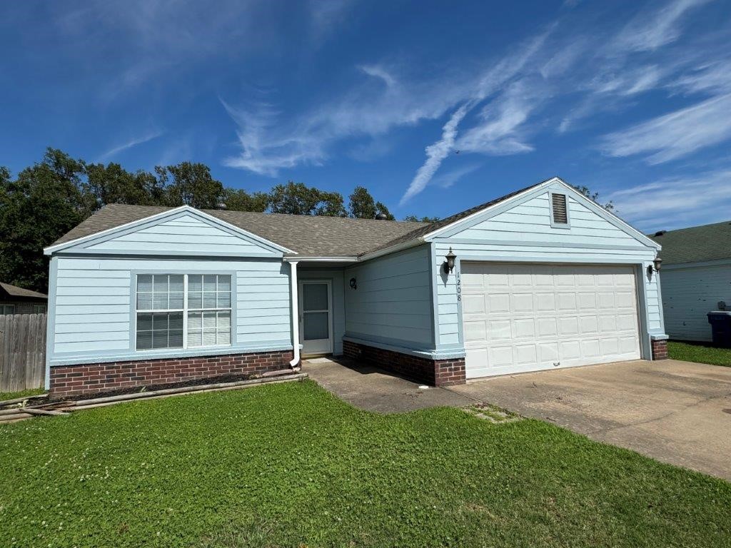 Three bedrooms, two bath rental with spacious heated/cooled sunroom. Convenient location, new carpet, double oven, and refrigerator included. Fence is being repaired from storm damage. 2-year lease minimum. No pets allowed.