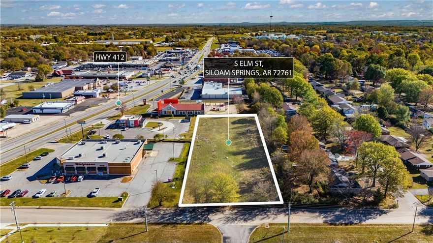 Prime Development Opportunity in Siloam Springs!

Unlock immense potential with this exceptionally located parcel near Hwy 12, offering high visibility and unparalleled access to a thriving community. This gateway to growth in Siloam Springs is ideal for a variety of ventures. Preliminary concepts demonstrate the ability to construct a substantial building up to 12,500 square feet, easily accommodating diverse uses like retail, office, or medical. With an generous parking ratio of 1/200sf (even exceeding the highest code requirements for maximum flexibility!), you'll have ample space for customers or employees. Consider the cost-saving advantage of designing under 12,000sf to potentially avoid sprinkler system costs. This site is perfectly poised for your next successful project!  Seller financing available