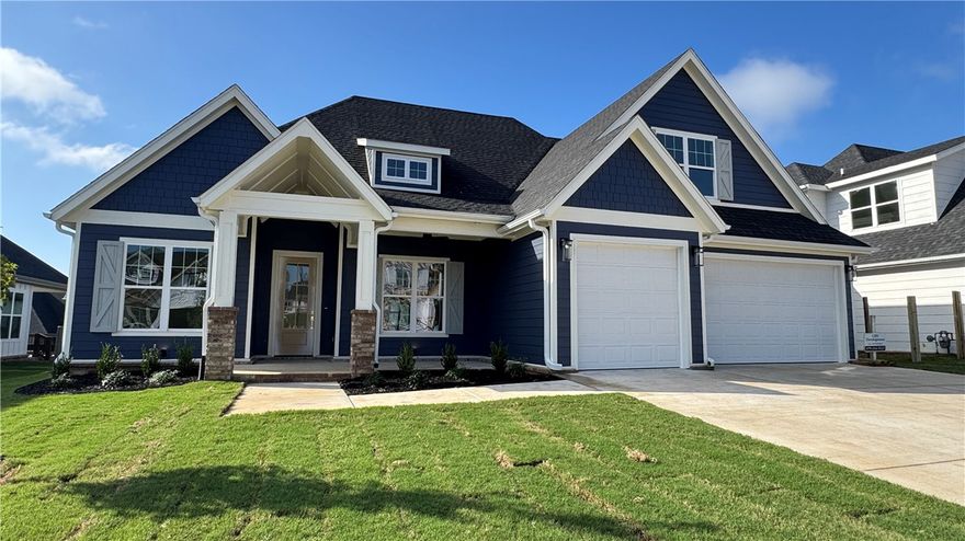 Stunning home in the desired Crescent View Subdivision Phase 2! Great floorplan with primary suite downstairs along with bedroom 2, full bathroom, office, and laundry room. Upstairs has bedrooms 3-4, full bathroom, and bonus room or 5th bedroom. Kitchen is a cooks dream with large island, gas cooktop, built-in microwave and oven. Open concept makes a great place for entertaining. Enjoy grilling and watching the kids play while under the large covered patio. Location can't be beat! Subdivision is across from Janie Darr Elementary. Also sits just down the street from the all new Mount Hebron Park! Kids can even go play in the Crescent View playground!