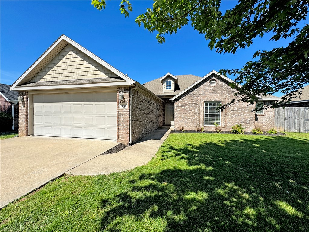 This is a great home in a very desirable location! Close to the best NWA has to offer including top ranked Fairview elementary school, Topgolf, the Walmart Amp, XNA, shopping, dining, and access to I-49. This home features 4 bedrooms, 2.5 bathrooms, and a 2 car garage. Home has a new HVAC (2022), newer water heater (2021), and fresh paint. Kitchen has a eat-in dining area, gas range, microwave, and dishwasher. Grill and hang out on the covered back patio. Take a walk or bike ride on the Greenway located just steps away. This is a great home for a family or rental property.